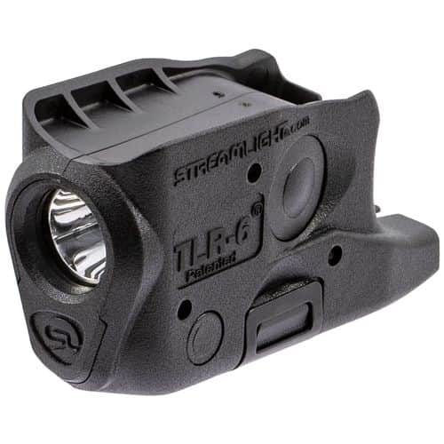 Streamlight 69282 TLR-6 Weapon Light fits Glock 26/27/33 White LED 100 Lumens 1/3N Lithium Battery Black Polymer No Laser Streamlight 69282 TLR-6 Weapon Light fits Glock 26/27/33 White LED 100 Lumens 1/3N Lithium Battery Black Polymer No Laser