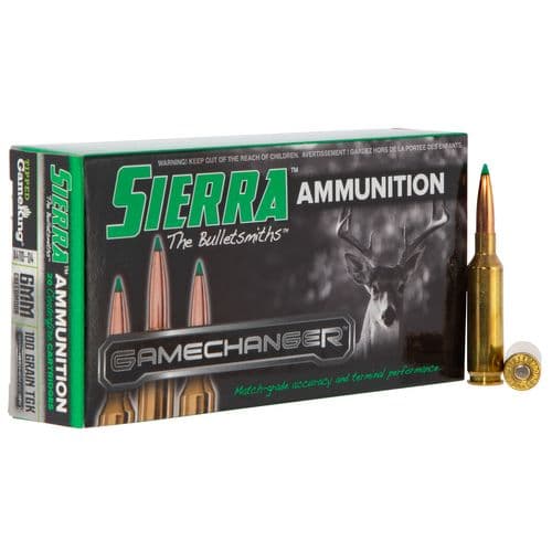Sierra A411004 GameChanger 6mm Creedmoor 100 gr Tipped GameKing 20 Bx/ 10 Cs Sierra A411004 GameChanger 6mm Creedmoor 100 gr Tipped GameKing 20 Bx/ 10 Cs