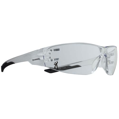 Browning 12761 Shooters Flex Glasses Eye Protection Clear Lens/Black Temple Browning 12761 Shooters Flex Glasses Eye Protection Clear Lens/Black Temple