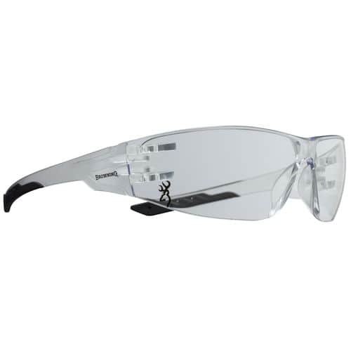 Browning 12761 Shooters Flex Glasses Eye Protection Clear Lens/Black Temple Browning 12761 Shooters Flex Glasses Eye Protection Clear Lens/Black Temple