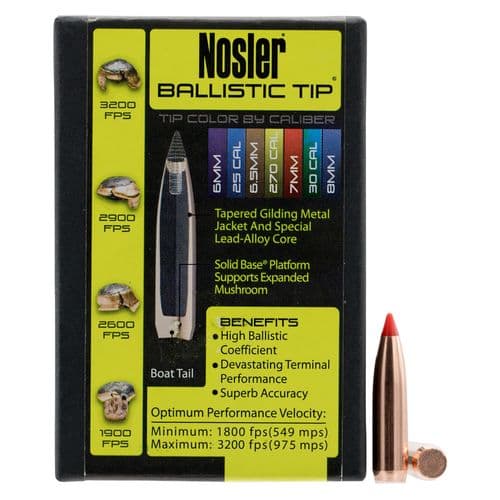 Nosler 28150 Ballistic Tip Hunting 7mm .284 150 GR Spitzer 50 Box Nosler 28150 Ballistic Tip Hunting 7mm .284 150 GR Spitzer 50 Box