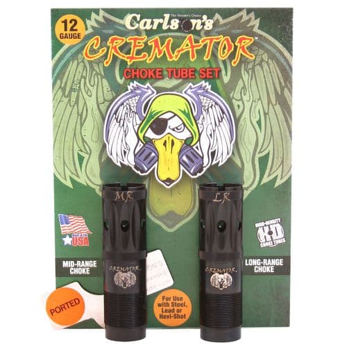 Carlsons 11542 Cremator WinChoke 12 Gauge Mid-Range/Long-Range 17-4 Stainless Steel Black Ported Carlsons 11542 Cremator WinChoke 12 Gauge Mid-Range/Long-Range 17-4 Stainless Steel Black Ported