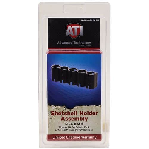 Advanced Technology SHOO500 Shotforce Shell Holder Shotgun 5 Rounds Black Polymer Advanced Technology SHOO500 Shotforce Shell Holder Shotgun 5 Rounds Black Polymer