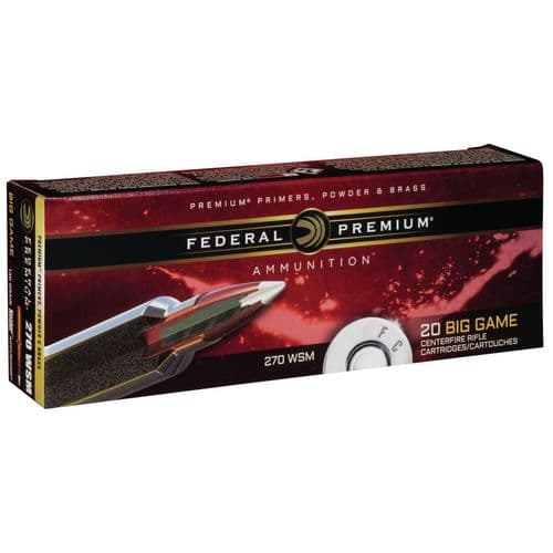 Federal P270WSMETLR1 Premium 270 WSM 136 gr Edge Terminal Long Range 20 Bx/ 10 Cs Federal P270WSMETLR1 Premium 270 WSM 136 gr Edge Terminal Long Range 20 Bx/ 10 Cs