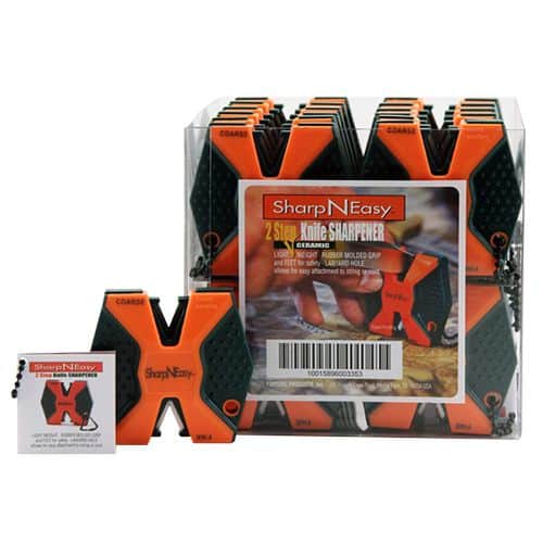 Accusharp 335CD SharpNEasy 2Step Sharpener Ceramic Stone Fine/Coarse 24Pk Orange Accusharp 335CD SharpNEasy 2Step Sharpener Ceramic Stone Fine/Coarse 24Pk Orange