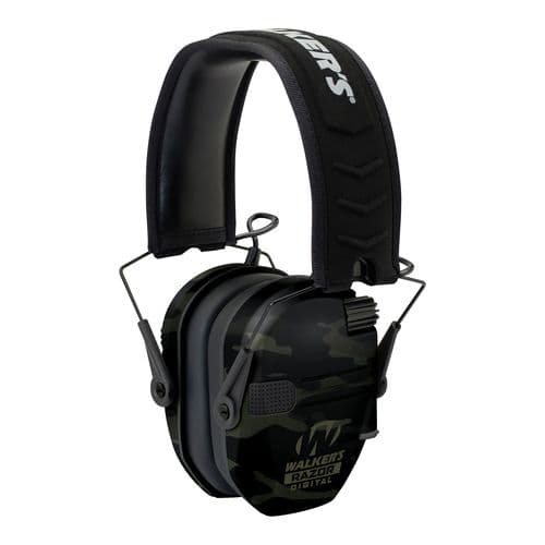 Walkers GWP-DRSEM-MC Razor Pro Pro Digital Electronic Earmuff 23 dB Gray Camo Walkers GWP-DRSEM-MC Razor Pro Pro Digital Electronic Earmuff 23 dB Gray Camo