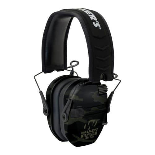Walkers GWP-DRSEM-MC Razor Pro Pro Digital Electronic Earmuff 23 dB Gray Camo Walkers GWP-DRSEM-MC Razor Pro Pro Digital Electronic Earmuff 23 dB Gray Camo