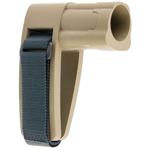 SB Tactical SBMINI02SB AR Brace Mini Elasto-Polymer FDE with SBT Logo SB Tactical SBMINI02SB AR Brace Mini Elasto-Polymer FDE with SBT Logo