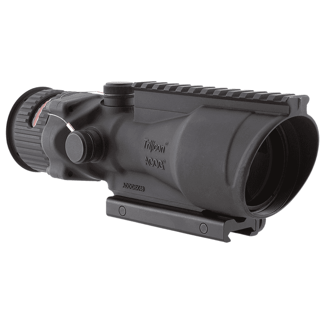 Trijicon 100002 ACOG Black Hardcoat Anodized 6x 48mm Illuminated Red Chevron .308/7.62 Reticle Trijicon 100002 ACOG Black Hardcoat Anodized 6x 48mm Illuminated Red Chevron .308/7.62 Reticle
