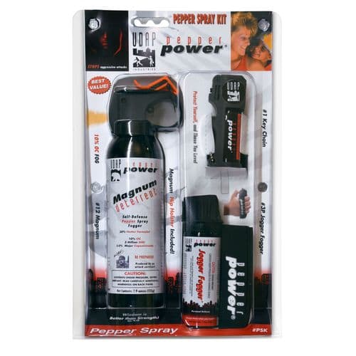 UDAP PSK Pepper Spray Fog Kit OC Pepper Close Contact Range UDAP PSK Pepper Spray Fog Kit OC Pepper Close Contact Range