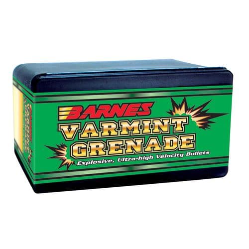 Barnes Bullets 30170 Varmint Grenade22 Hornet .224 30 gr Flat Base Hollow Point 100 Box Barnes Bullets 30170 Varmint Grenade22 Hornet .224 30 gr Flat Base Hollow Point 100 Box