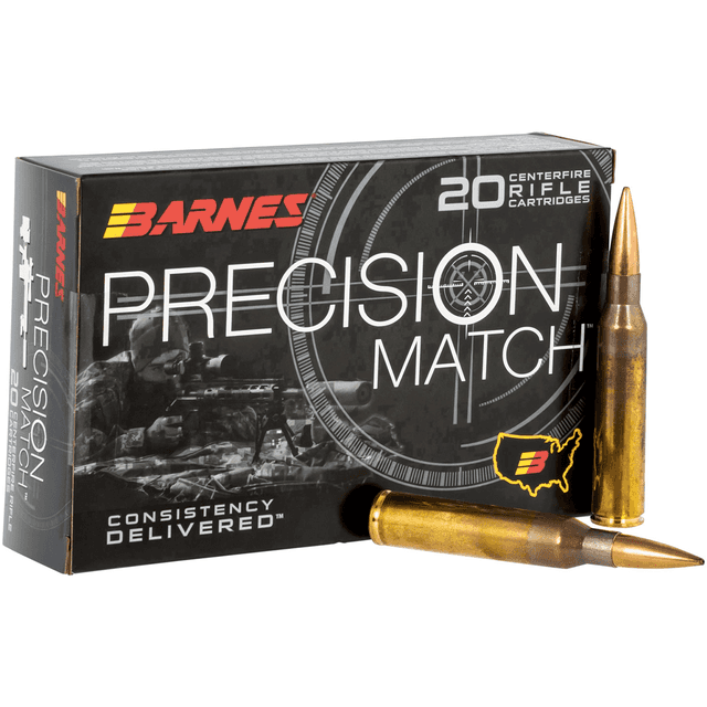Barnes Bullets 30728 Precision Match 338 Lapua Mag 300 gr OTM Boat Tail 20 Bx/ 10 Cs Barnes Bullets 30728 Precision Match 338 Lapua Mag 300 gr OTM Boat Tail 20 Bx/ 10 Cs