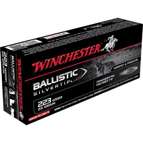 Winchester Ammo SBST223SS Ballistic Silvertip 223 WSSM 55 gr Polymer Tip 20 Bx/ 10 Cs Winchester Ammo SBST223SS Ballistic Silvertip 223 WSSM 55 gr Polymer Tip 20 Bx/ 10 Cs