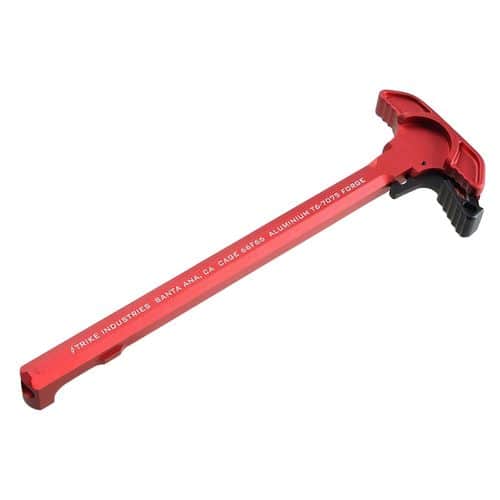 Strike ARCHELRED Extended Latch Charging Handle AR-15 Red Anodized Aluminum Strike ARCHELRED Extended Latch Charging Handle AR-15 Red Anodized Aluminum