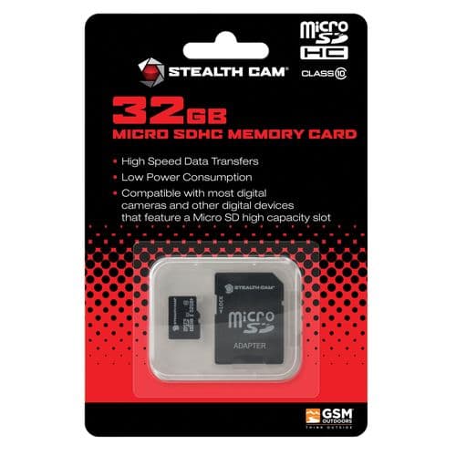 Stealth Cam STC32MICSD Micro SD Card 32 GB Stealth Cam STC32MICSD Micro SD Card 32 GB