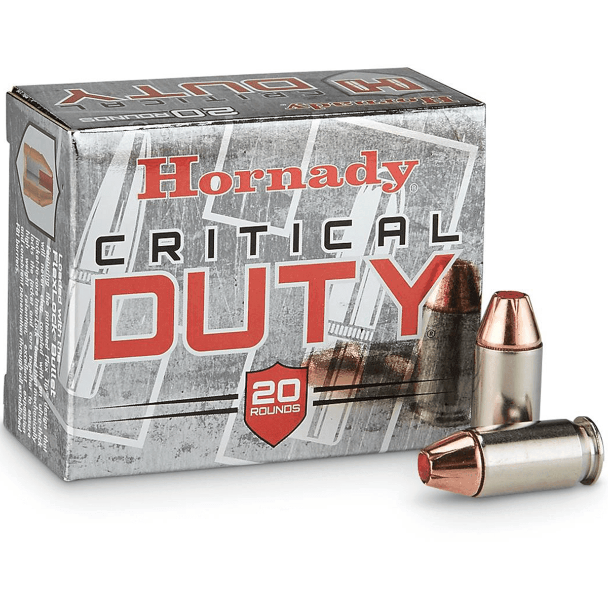 Hornady Critical Duty .45 ACP +P 220 Grain 20 Round Box Hornady Critical Duty .45 ACP +P 220 Grain 20 Round Box