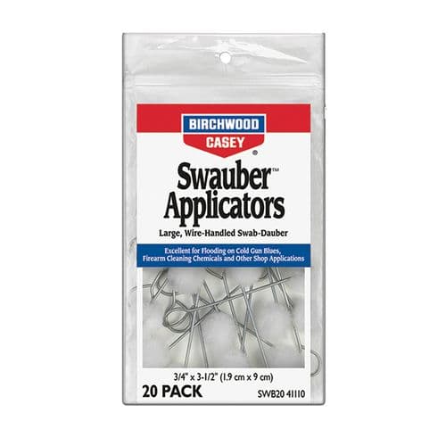 Birchwood Casey 41110 Swauber Applicator 20 Pack Birchwood Casey 41110 Swauber Applicator 20 Pack