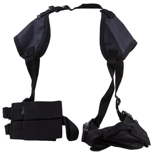 Bulldog WSHD3 Deluxe Shoulder Harness Black Nylon Harness Fits S&W M&P Compact/Taurus Millennium/2.50-3.75" Barrel Ambidextrous Bulldog WSHD3 Deluxe Shoulder Harness Black Nylon Harness Fits S&W M&P Compact/Taurus Millennium/2.50-3.75" Barrel Ambidextrous
