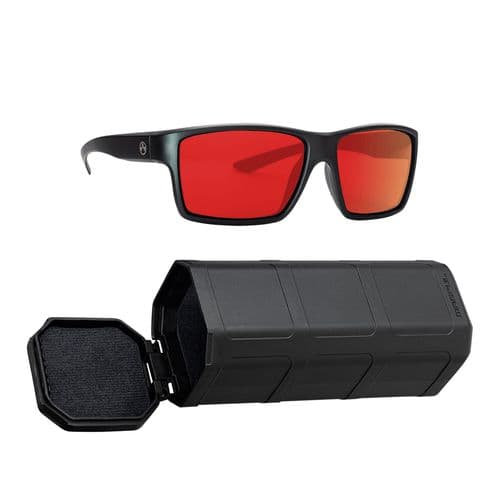 Magpul MAG1147-0-001-1140 Explorer Gray/Red Mirror Polycarbonate Black Magpul MAG1147-0-001-1140 Explorer Gray/Red Mirror Polycarbonate Black