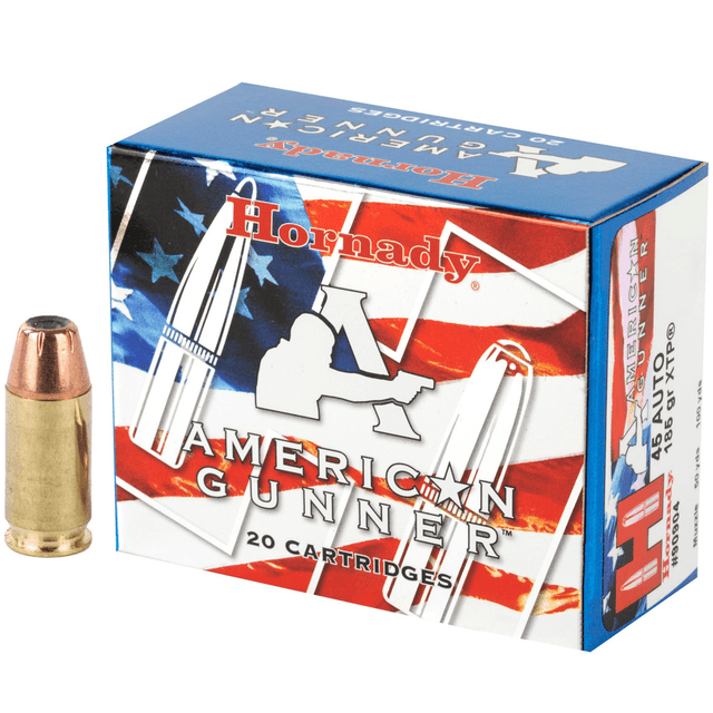 Hornady American Gunner .45 ACP 185 Grain XTP Hollow Point Handgun Ammo Hornady American Gunner .45 ACP 185 Grain XTP Hollow Point Handgun Ammo