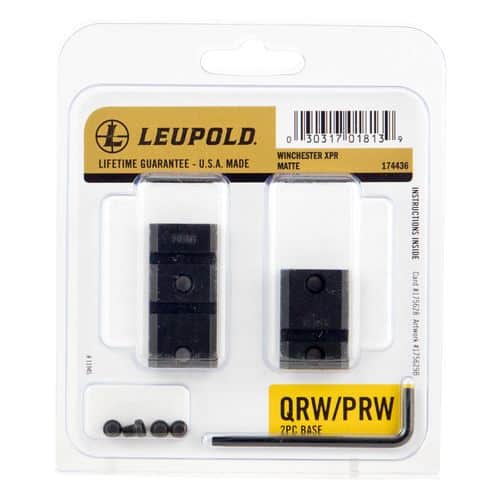 Leupold 174436 QRW Cross-Slot Base Set Matte Black Winchester XPR Leupold 174436 QRW Cross-Slot Base Set Matte Black Winchester XPR