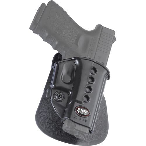 Fobus GL2E2 Evolution Belt Paddle Fits Glock 17/19/22/23/26/27/33/34/35 Plastic Black Fobus GL2E2 Evolution Belt Paddle Fits Glock 17/19/22/23/26/27/33/34/35 Plastic Black