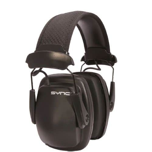 Howard Leight 1030110 Sync Stereo Earmuffs Electronic 25 dB Black Howard Leight 1030110 Sync Stereo Earmuffs Electronic 25 dB Black