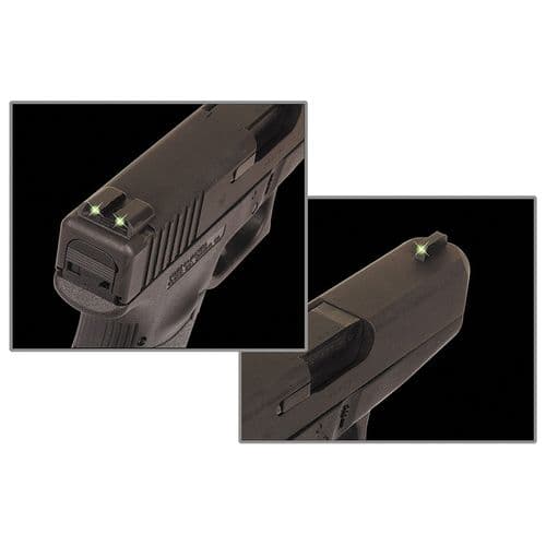 Truglo TG231MP Brite-Site Tritium Night Sights S&W M&P Green Tritium Front/Rear Black Truglo TG231MP Brite-Site Tritium Night Sights S&W M&P Green Tritium Front/Rear Black