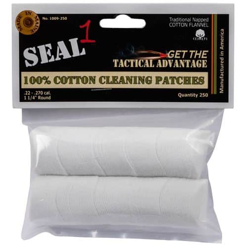 Seal 1 1009-250 Cleaning Patches 250 Count Cotton Seal 1 1009-250 Cleaning Patches 250 Count Cotton