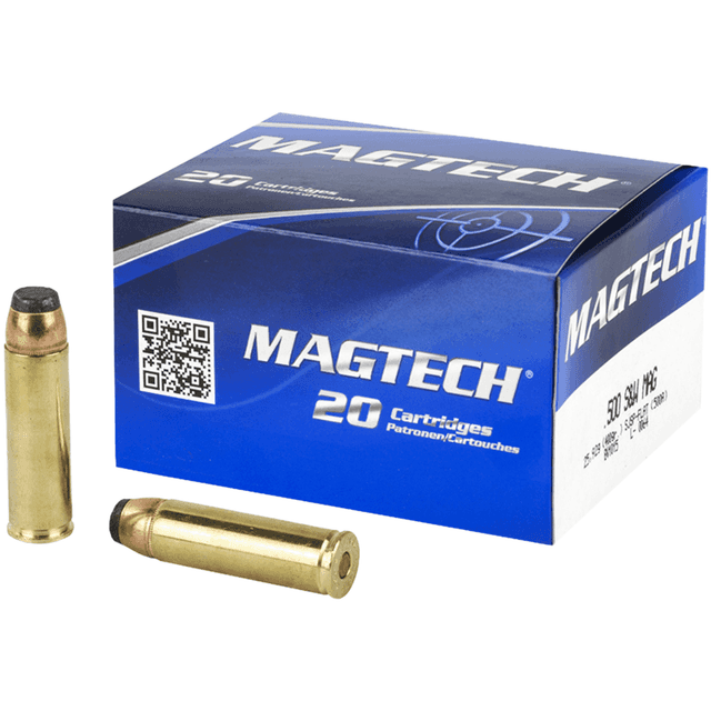 Magtech 500A Range/Training 500 S&W Mag 400 gr Semi Jacketed Soft Point Flat 20 Per Box Magtech 500A Range/Training 500 S&W Mag 400 gr Semi Jacketed Soft Point Flat 20 Per Box