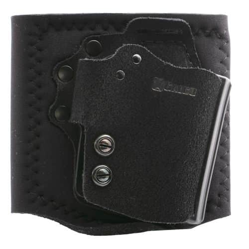 Galco AGD600B Ankle Guard Black Leather Fits Glock 42/Sig P365 Right Hand Galco AGD600B Ankle Guard Black Leather Fits Glock 42/Sig P365 Right Hand