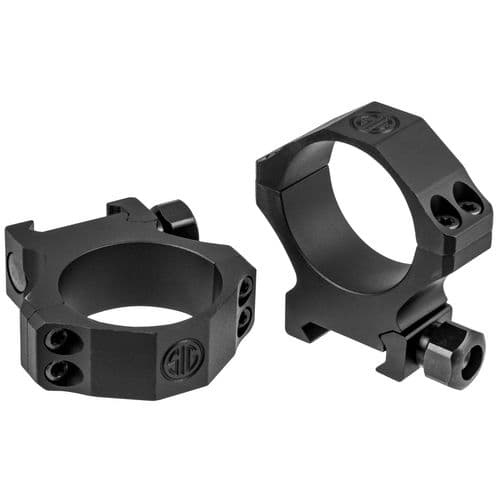 Sig Sauer Electro-Optics SOA10017 Alpha1 Tactical 34mm Ring Set High Aluminum Black Matte Sig Sauer Electro-Optics SOA10017 Alpha1 Tactical 34mm Ring Set High Aluminum Black Matte