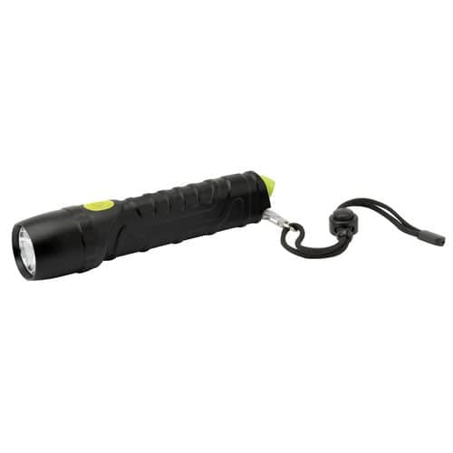 Cyclops CYCFL700GB LED Flashlight with Glass Breaker 800 Lumens Cree LED Polymer Black AA Cyclops CYCFL700GB LED Flashlight with Glass Breaker 800 Lumens Cree LED Polymer Black AA