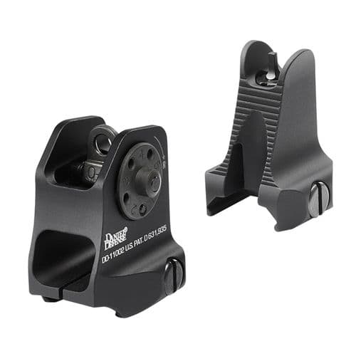 Daniel Defense 1908809116 Rock and Lock Fixed Front/Rear Sights AR-15 Aluminum Black Daniel Defense 1908809116 Rock and Lock Fixed Front/Rear Sights AR-15 Aluminum Black