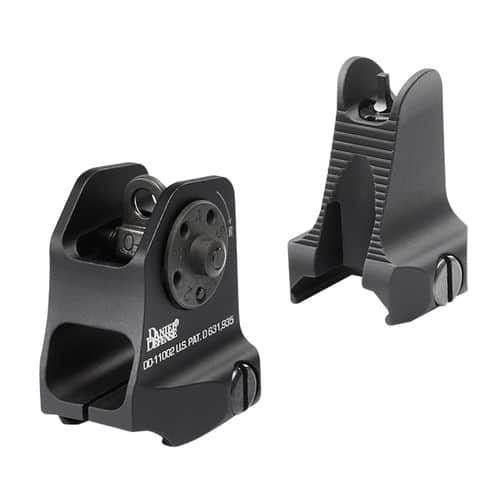 Daniel Defense 1908809116 Rock and Lock Fixed Front/Rear Sights AR-15 Aluminum Black Daniel Defense 1908809116 Rock and Lock Fixed Front/Rear Sights AR-15 Aluminum Black