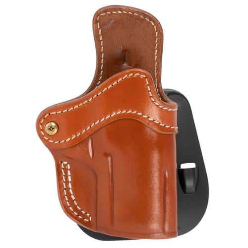 1791 Gunleather ORPDH24SCBRR BH2.4S Optic Ready OWB 2.4S Classic Brown Leather Paddle Fits FN 509/H&K VP9SK 1791 Gunleather ORPDH24SCBRR BH2.4S Optic Ready OWB 2.4S Classic Brown Leather Paddle Fits FN 509/H&K VP9SK