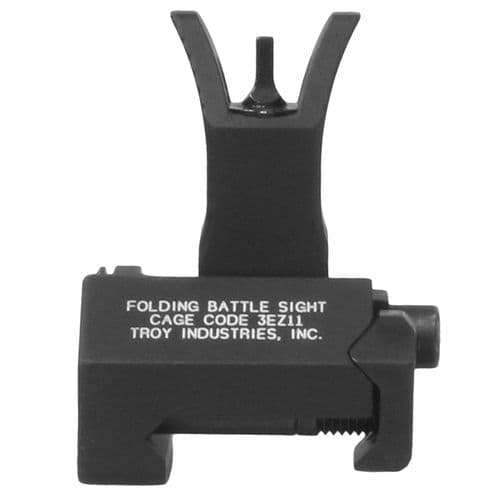Troy Industries BattleSight Front Folding M4 Battlesight Picatinny Rail Aluminum Black Hardcoat Anodized Troy Industries BattleSight Front Folding M4 Battlesight Picatinny Rail Aluminum Black Hardcoat Anodized