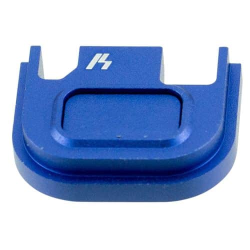 Strike GSPV1BLU V1 Slide Cover Plate for Glock 17-39 Gen1-4 Aluminum Blue Anodized Strike GSPV1BLU V1 Slide Cover Plate for Glock 17-39 Gen1-4 Aluminum Blue Anodized