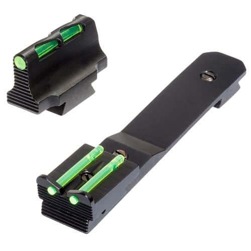 Hiviz HHVS41 LiteWave Henry Lever Fiber Optic Set Front Green/Red/White Rear Green Black Hiviz HHVS41 LiteWave Henry Lever Fiber Optic Set Front Green/Red/White Rear Green Black