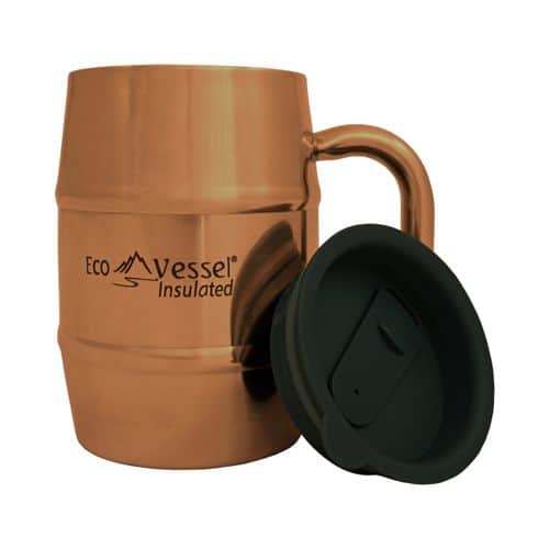 EcoVessel Double Barrel Insulated Mug - 17 ouce - Copper Moscow Mule EcoVessel Double Barrel Insulated Mug - 17 ouce - Copper Moscow Mule