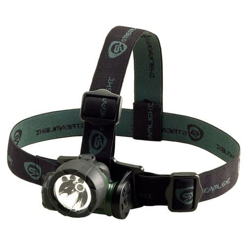 Streamlight 61051 Trident Headlamp 6/25/80 Lumens Green/White C4 LED AAA Green Streamlight 61051 Trident Headlamp 6/25/80 Lumens Green/White C4 LED AAA Green