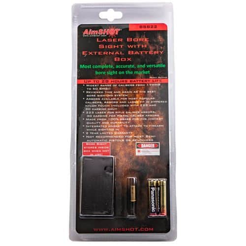 Aimshot BSB22 Boresight w/ External Battery 22LR Laser Aimshot BSB22 Boresight w/ External Battery 22LR Laser