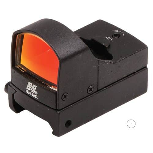 NCStar DDAB Micro 1x 23.5x16.8mm Obj 2 MOA Illuminated Red Dot Black Anodized CR2032 Lithium NCStar DDAB Micro 1x 23.5x16.8mm Obj 2 MOA Illuminated Red Dot Black Anodized CR2032 Lithium