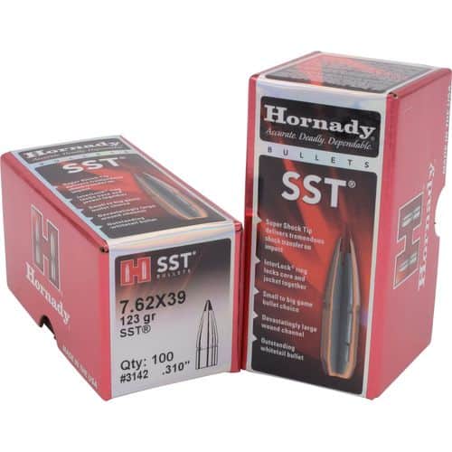 Hornady 3142 SST 7.62mm .310 123 GR Super Shock Tip 100 Box Hornady 3142 SST 7.62mm .310 123 GR Super Shock Tip 100 Box