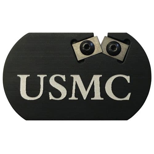 REDI-EDGE/KLAWHORN IND RECCMC Challenge Coin Knife Sharpener US Marine Corp Duromite Carbide Black REDI-EDGE/KLAWHORN IND RECCMC Challenge Coin Knife Sharpener US Marine Corp Duromite Carbide Black