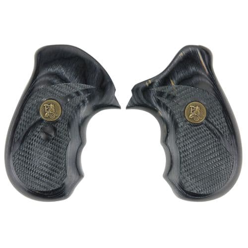 Pachmayr 63001 Renegade Laminate Revolver Grip Panels S&W J Frame Round Butt Checkered Wood Laminate Gray Pachmayr 63001 Renegade Laminate Revolver Grip Panels S&W J Frame Round Butt Checkered Wood Laminate Gray