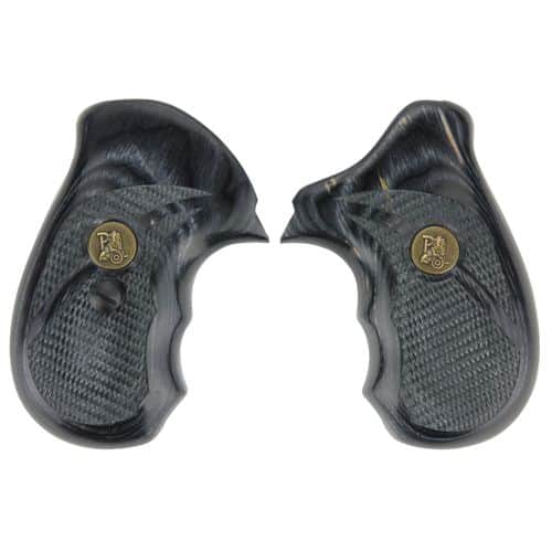 Pachmayr 63001 Renegade Laminate Revolver Grip Panels S&W J Frame Round Butt Checkered Wood Laminate Gray Pachmayr 63001 Renegade Laminate Revolver Grip Panels S&W J Frame Round Butt Checkered Wood Laminate Gray