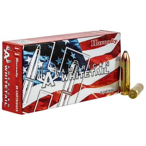 Hornady 82242 American Whitetail 450 Bushmaster 245 gr InterLock 20 Bx/ 10 Cs Hornady 82242 American Whitetail 450 Bushmaster 245 gr InterLock 20 Bx/ 10 Cs