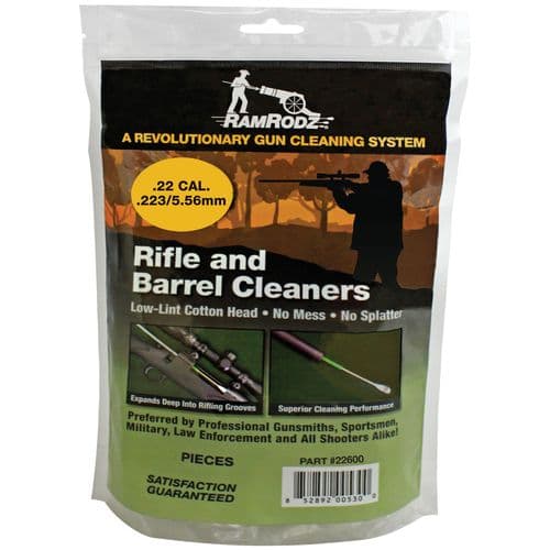 RamRodz 22600 Barrel Cleaner Cotton Swab 22 Caliber RamRodz 22600 Barrel Cleaner Cotton Swab 22 Caliber