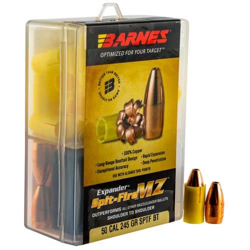 Barnes Bullets 30574 Spit-Fire MZ 50 Black Powder 245 GR 24 Barnes Bullets 30574 Spit-Fire MZ 50 Black Powder 245 GR 24